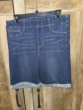 Liverpool Dark Blue Denim Jean Shorts
